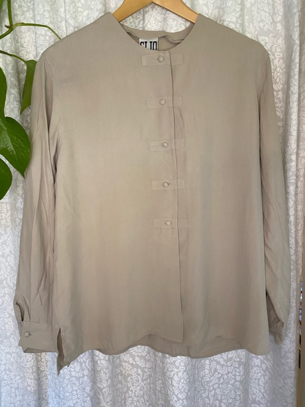 Vintage Clio — 100% Pure Silk Blouse